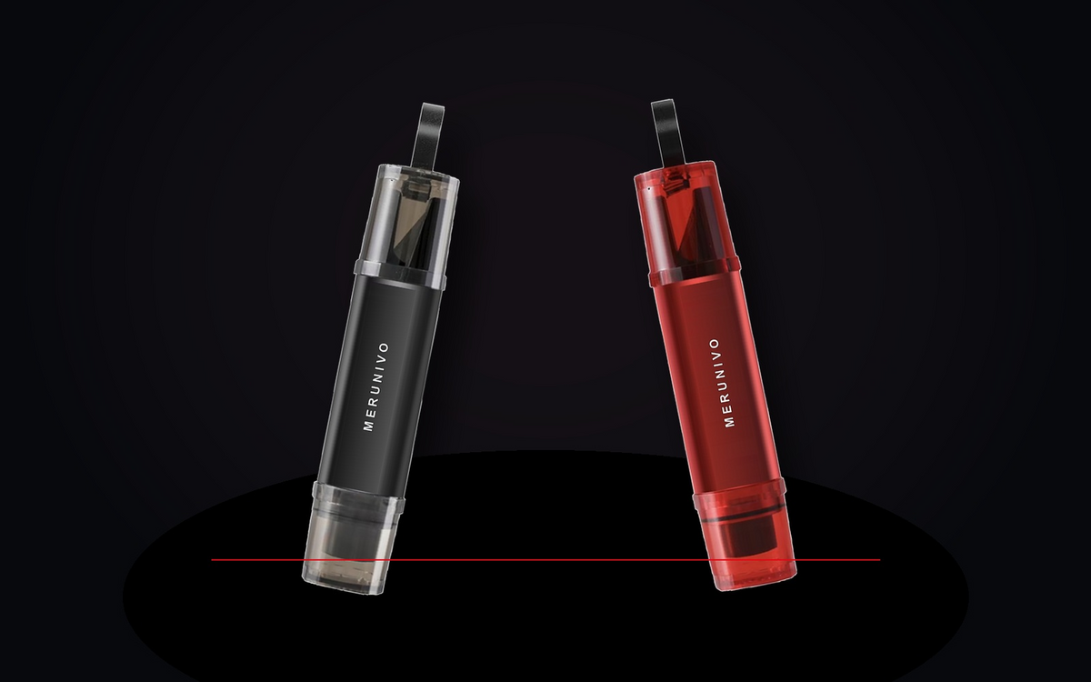 MERUNIVO Escape Tool Duo in Schwarz und Rot